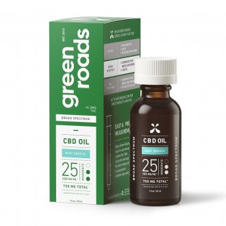 MINT BREEZE BROAD SPECTRUM CBD OIL - 750MG